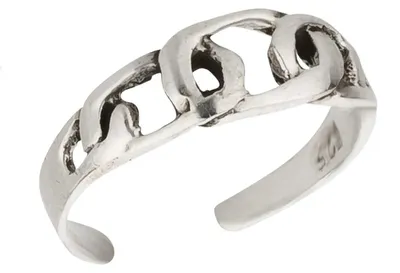 Produktbild von Zehenring Zehring verflochten 925 Silber