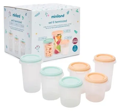 Produktbild von Miniland Hermisized Dreamland Brotdose 6 Einheiten   Kinder  One Size