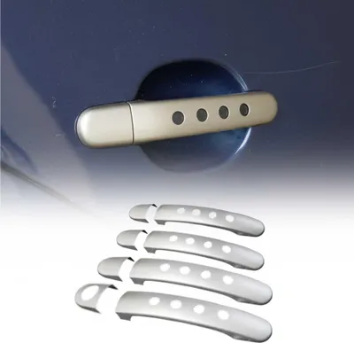 Image de Couverture Poignée de porte pour VW Up 2011-2023 4 portes Acier inox 8Pcs