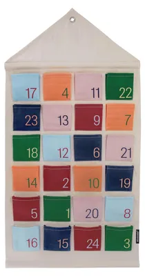 Immagine prodotto di Calendario dell'Avvento decorativo con sacchetti riutilizzabili