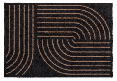 Produktbild von Astra Fußmatte Innen MIABELLA Schwarz 50 x 70 cm