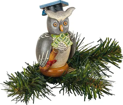 Produktbild von Christbaumschmuck Baumclipser Eule (8,5cm) von Hubrig Volkskunst