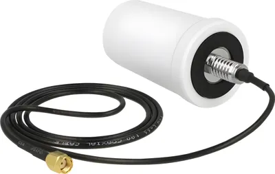 Produktbild von DeLOCK 88985, 3 dBi, 2.4 - 2.5 / 4.9 - 5.875 GHz, IEEE 802.11a, IEEE 802.11ac, IEEE 802.11b, IEEE 802.11g, IEEE 802.11h, IEEE 802.11n, Omnidirektionale Antenne, RP-SMA, 2,5:1