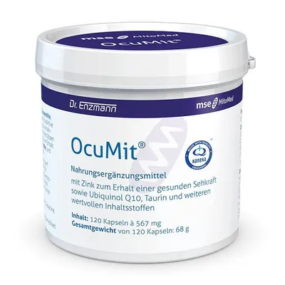 Produktbild von Dr. Enzmann OcuMit® 120 Kaps Zink Lutein Q10 - MSE - Augen Vegan