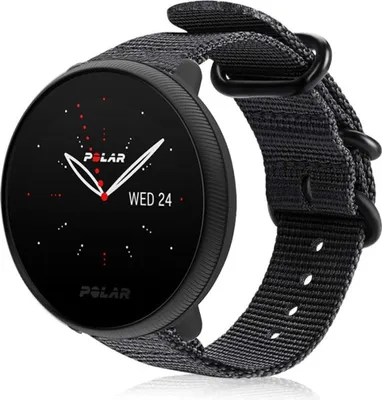 Produktbild von Strap-it Polar Ignite 3 Nylon-Schnallenarmband (Schwarz)