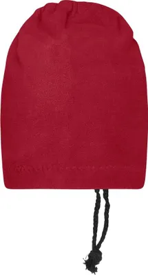 Produktbild von Balaclava Fleece Mütze und Schal in einem red, Gr. one size