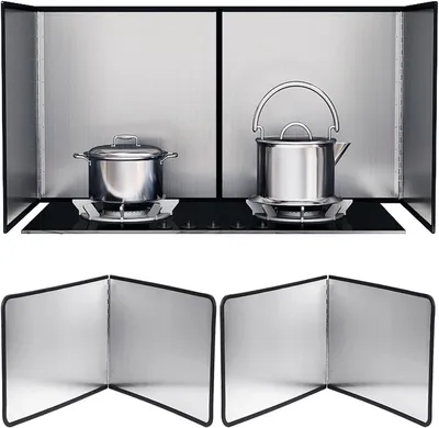 Produktbild von Herd-Spritzschutz 30 x 40 cm, faltbar, Antihaftbeschichtung, zum Kochen
