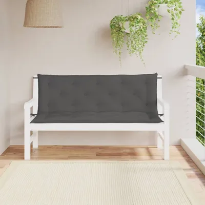 Produktbild von Möbel Gartenbank-Auflage Anthrazit 150x(50+50)x7 cm Oxford-Gewebe - Gartenmöbelauflagen &9268