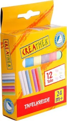 Produktbild von CREATIVE FUN Tafelkreide bunt 12 Stück, 1 Set