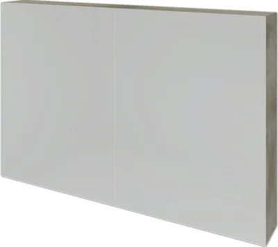 Produktbild von Spiegelschrank Sanox 100 x 13 x 65 cm grain oak 2-türig