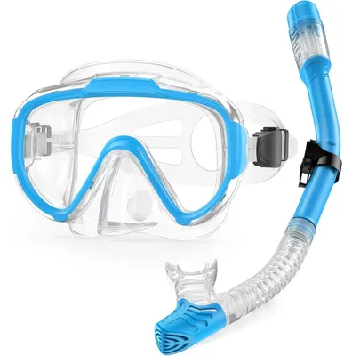 Productafbeelding van Snorkelset, duikmasker, duikbril, voor volwassenen, blauw