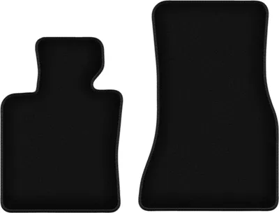 Image de Wielganizator Tapis avant de sol velours sur-mesure pour BMW 6 G32 GT (2017-, Gran Turismo) noir, jeu 2 pièces, fixations