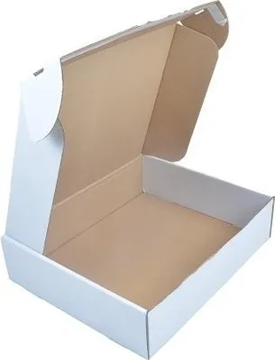 Zdjęcie produktu dla Karton Wykrojnikowy Pudełko Kartonowe Kartonik 290x185x70mm F427 Biały