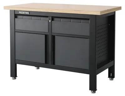 Produktbild von FEISTOS Werkstatteinrichtung Titos 3 Werkbank mit Schubladen 120 cm
