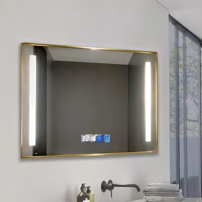 Productafbeelding van M Ledme badspiegel met verlichting, 100 x 70 cm, Tolox-spiegel, met anti-condensfunctie