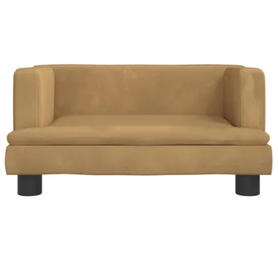 Immagine prodotto di vidaXL Letto per cani marrone 60x40x30 cm in velluto