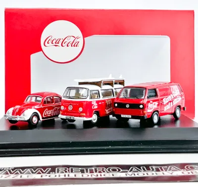 Produktbild von VW Coca Cola Satz OXFORD 1:76