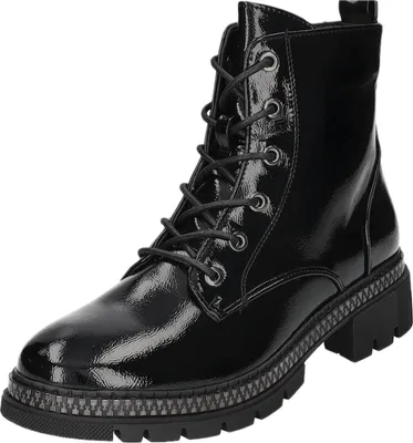 Produktbild von Schnürstiefelette Warmfutter bis 35mm Absatz (casual) HX23061-1-BK