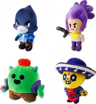 Produktbild von Brawl Stars Buddies 18 Teddybär Mehrfarbig 18 cm Mehrfarbig 18 cm