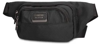 Produktbild von Coveri Collection Umhängetasche mit mehreren Fächern aus veganem Leder Black B UNICA 30x8x13 cm C5006-BLACK