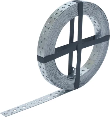 Image de Bande perforée galvanisée 20 x 1.5 mm - 10 mètres