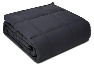 Obrázek produktu pro Zátěžová deka, 12 liber, královská velikost 60"x80", tmavě šedá, pro dospělé