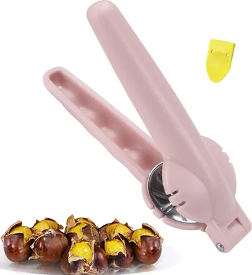 Produktbild von Walnussknacker, Kastanienschneider, verdickter ABS-Griff, kreuzgezahnte Klinge