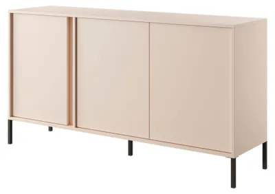 Image de Buffet DAST 153 x 39,5 x 81 cm, beige, 3 portes
