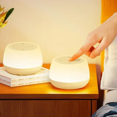 Image de Ensemble de lampes de chevet sans fil - Créez une ambiance - Variateur tactile avec différentes couleurs - Lot de 2 - Blanc