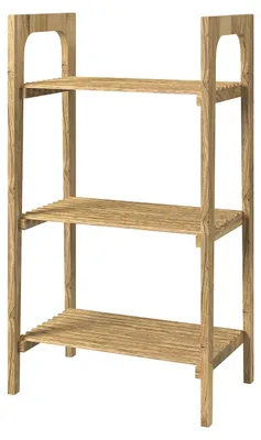 Produktbild von home24 Massives Regal - Akazie massiv