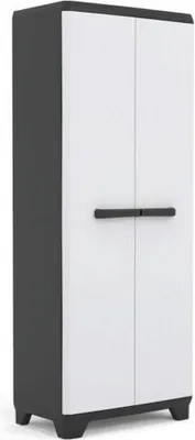 Produktbild von Keter Linear 68x39x173cm Gartennschrank Besenschrank Geräteschuppen Werkzeugschrank Linear Schrank hoch Kunststoff
