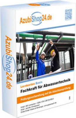 Obrázek produktu pro Lernkarten Fachkraft für Abwassertechnik