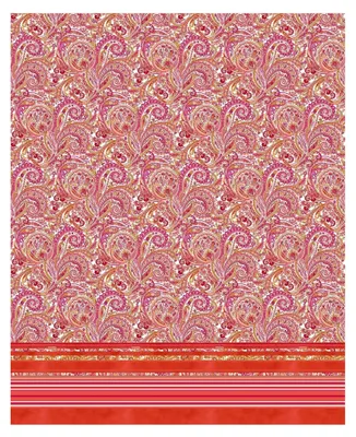 Produktbild von Tagesdecke aus Baumwolle in Rot, 180x255 cm