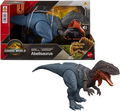 Imagen del producto de Figura Abelisaurus Jurassic World Rebirth Articulada 12 cms
