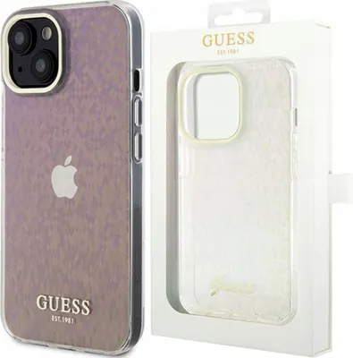 Produktbild von Guess Etui Fall Fall für Iphone 15 Rosa