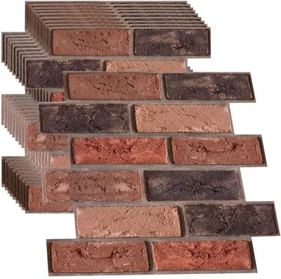 Image de Lot de panneaux muraux 3D en PVC, 30 x 30 cm, 10 pièces, résistants à l'eau, autocollants, pour chambres d'enfants, bureaux, hôtels, salons, chambres à coucher et cuisines.