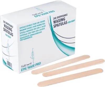 Produktbild von Sibel Epil'Hair Pro Spatel Hout 200st