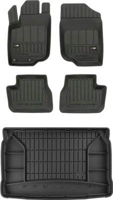 Produktbild von SET 3D-Gummimatten Peugeot 207 HB 2006-2012