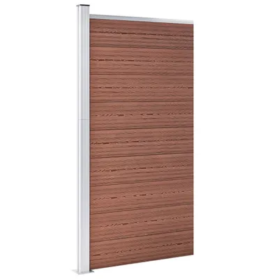 Immagine prodotto di Pannello di Recinzione in WPC 95x186 cm Marrone