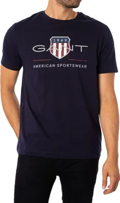 Produktbild von GANT Archiv Schild T-Shirt, Blau S