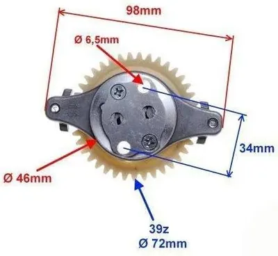 Produktbild von Ölpumpe Motor 162Fmj