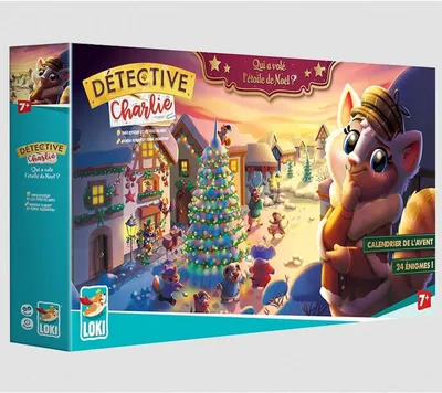 Obrázok produktu pre Vianočný kalendár – 24 vianočných hádankách v Mysterville – Každý deň rodinná zábava – Hádanky a prekvapenia