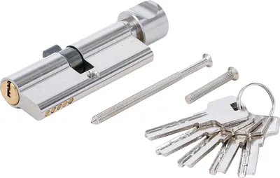 Immagine prodotto di Cilindro di sicurezza per porte con pomolo girevole | 80 mm