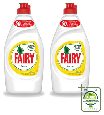 Produktbild von 2 x Fairy Spülmittel Zitrone 450 ml - Großpackung - 2 Stücke