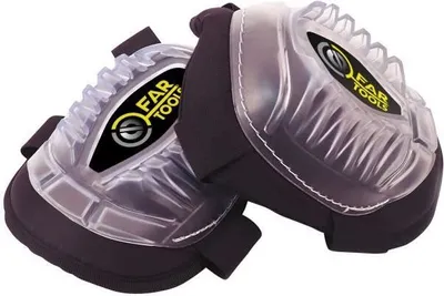 Immagine prodotto di Ginocchiere - FARTOOLS - Imbottitura in gel - Silicone - Nero