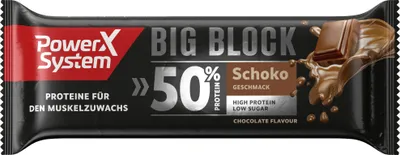 Einzelriegel Big Block Protein Riegel Schoko