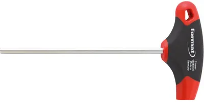 Produktbild von FORMAT 6kt-Schraubendreher, T-Griff 10 x200mm, Schlüsselweite:5,0 mm, Klingenlänge:150 mm