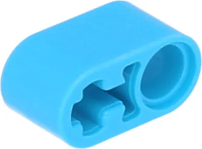 Immagine prodotto di LEGO Technic: 50 Hebelarme 1x2, Pin- e Achsloch, Azurblau