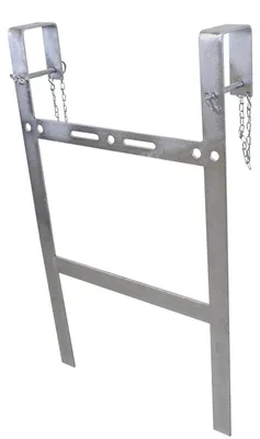 Kranhalter für LED-Strahler, 950x570x120 mm, verzinkter Stahl