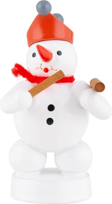 Productafbeelding van Sneeuwpop met geluidshout (8 cm) van Zenker Volkskunst